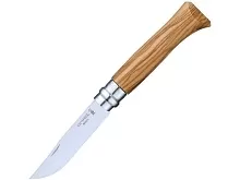 Нож складной Opinel Luxury Olive Wood 08,нержавеющая сталь,оливковое дерево