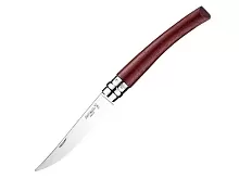 Нож складной Opinel Padouk Effile 10 New, филейный, нержавеющая сталь, паду