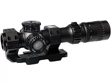 Прицел March-F 1-10x24 Shorty DR-1 FFP+SFP 30мм, с кронштейном