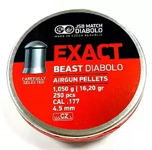 Пульки JSB Exact Beast 4.5мм (4.52) (250 штук)
