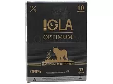 Патрон 12/70 картечь 5.9мм (32г) IGLA Optimum (10 штук)