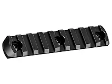 Планка Picatinny Leofoto MLP-100 на M-LOK, 9 слотов, 100мм, алюминий