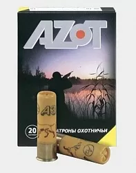 Патрон 20/70 дробь 0 (24г) Azot (10 штук)
