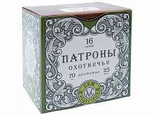 Патрон 16/70 дробь 7 (30г) СКМ (25 штук)