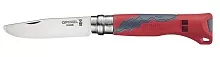 Нож складной Opinel Outdoor Junior 07, нержавеющая сталь, полимер, красный
