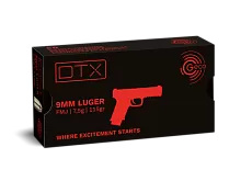 Патрон 9mm Luger Geco DTX FMJ 7.5г/115gr (50 штук)