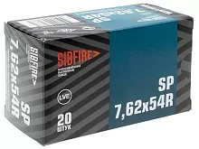 Патрон 7.62x54R НПЗ SP 13г-200gr латунь/томпак (20 штук)