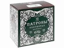 Патрон 12/70 дробь 00 (32г) СКМ Русь (25 штук) 