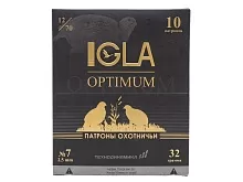 Патрон 12/70 дробь 7 (32г) IGLA Optimum (10 штук)