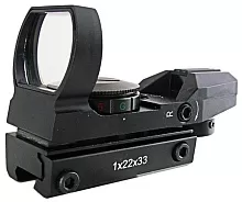 Коллиматор Target Optic 1x33 открытого типа, на призму 11мм