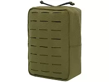 Подсумок Wartech UP-120-OD утилитарный большой, Laser Cut, олива