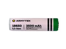 Аккумулятор 18650 Li-Ion Armytek 3500 mAh c защитой 