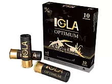 Патрон 12/70 дробь 1 (36г) IGLA Optimum (25 шт./уп.) (250 шт./кор.)
