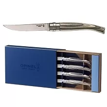 Набор ножей Opinel серии Table Chic 10 - 4шт., рукоять - береза