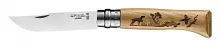 Нож Opinel серии Tradition Animalia 08, клинок 8,5см, собака