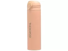Термокружка THEROPOD TP-9102 0.48L, откидной механизм, цвет розовый